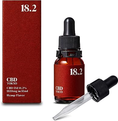 CBDTokyo CBDオイル 高濃度 アイソレート 18.2％ 1820mg CBD in 10ml 日本製